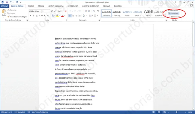 como remover quebra linha word img2