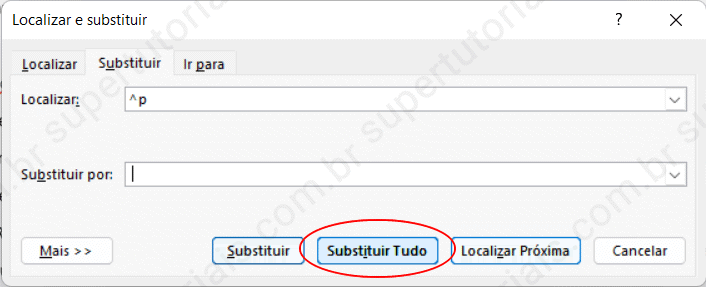 como remover quebra linha word img4
