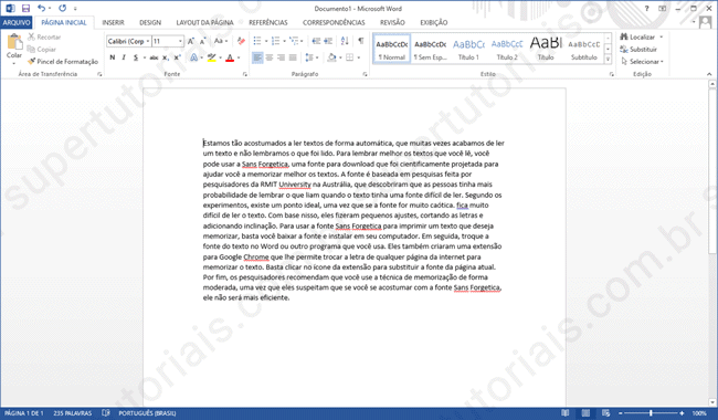 como remover quebra linha word img5