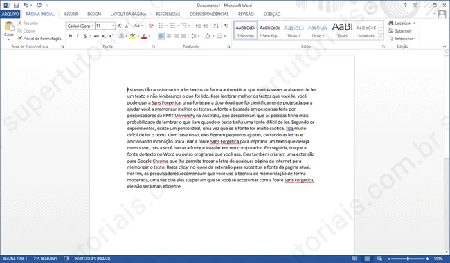 como remover quebra linha word img5