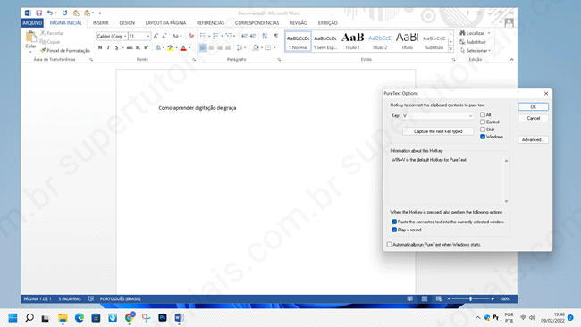 como colar word sem formatacao img9