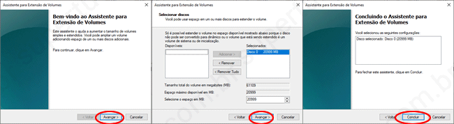 como estender particao img3 como estender particao img3