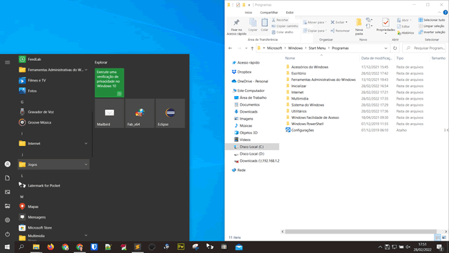 como organizar menu iniciar win10 img8