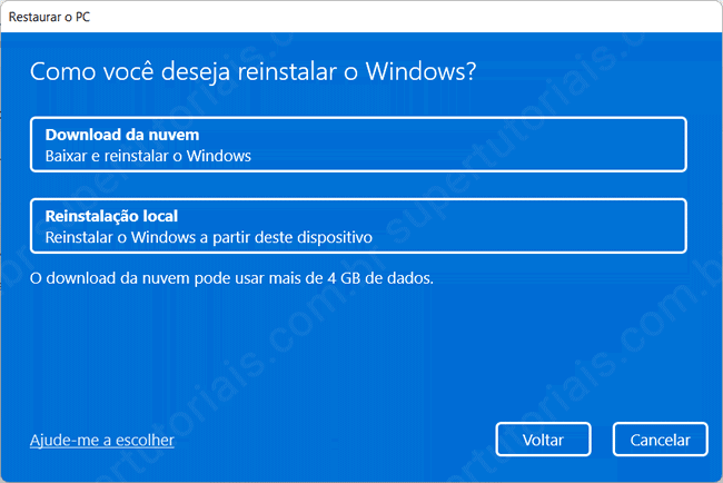 como restaurar configuracoes fabrica win11 img6