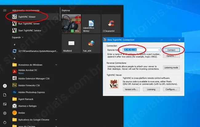 como usar vnc pela internet img11
