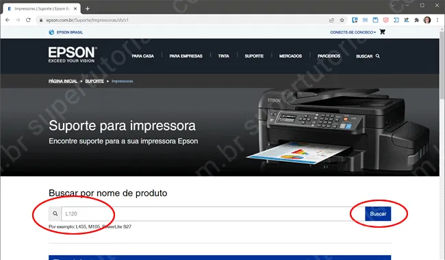 como baixar drivers impressora epson img1