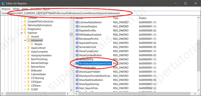 como colocar segundos relogio windows img11