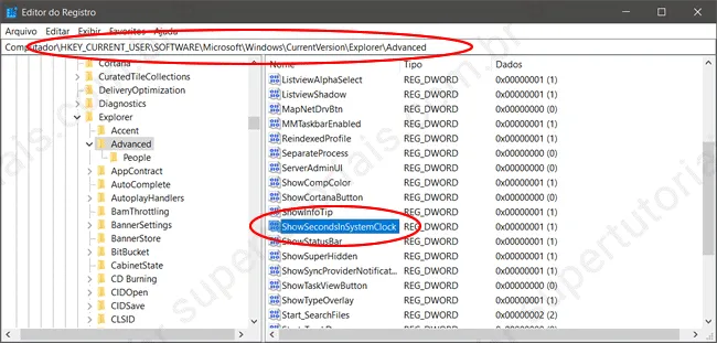 como colocar segundos relogio windows img11