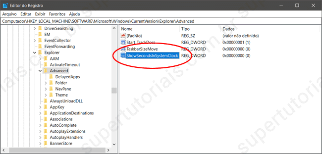 como colocar segundos relogio windows img9