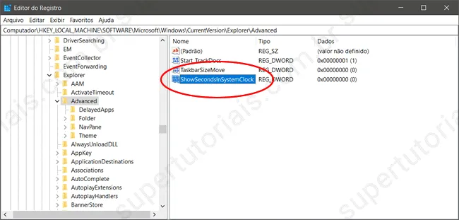 como colocar segundos relogio windows img9