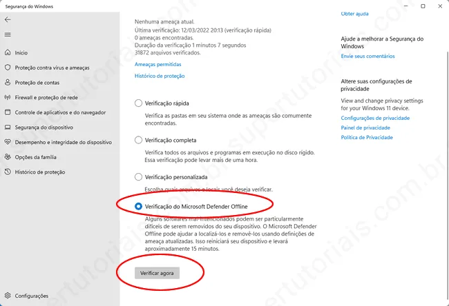 como executar microsoft defender offline img5 como executar microsoft defender offline img5