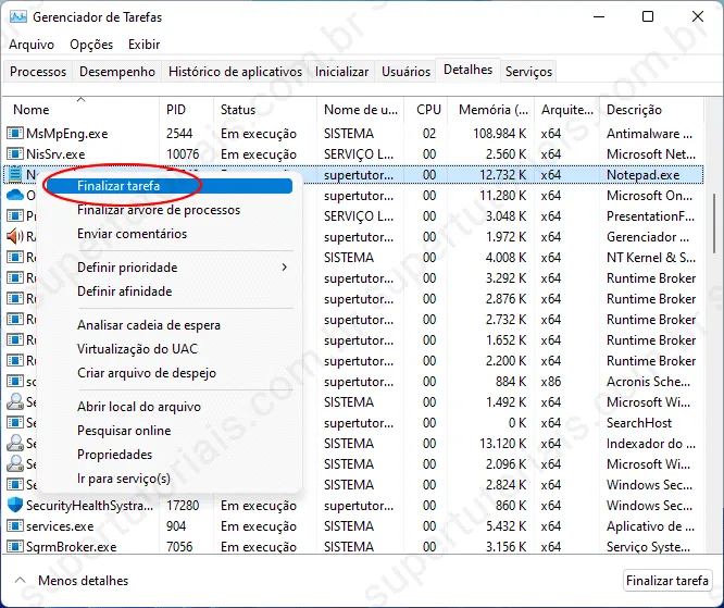 como finalizar processos windows img5