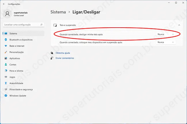 como manter tela windows11 ligada img2