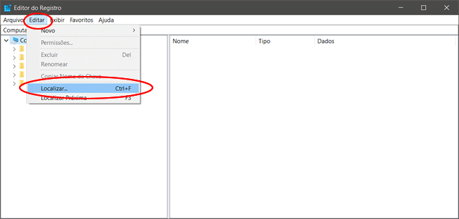 como pesquisar registro windows img2