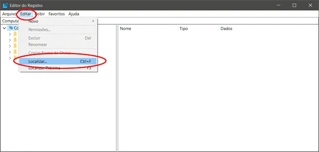 como pesquisar registro windows img2