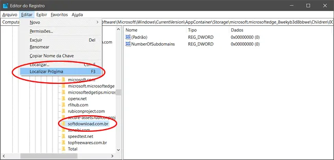 como pesquisar registro windows img4
