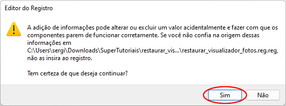 como restaurar visualizador de fotos win11 img3