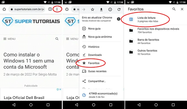 como usar lista leitura chrome img5