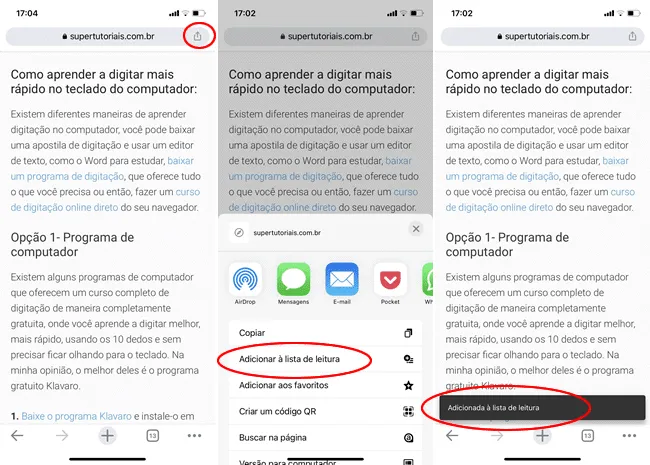 como usar lista leitura chrome img8