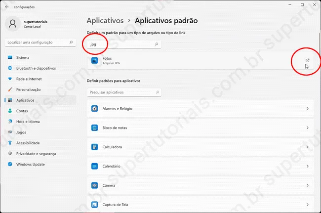 como alterar programa padrao windows11 img11
