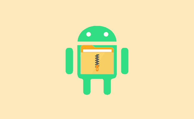 como compactar descompactar arquivo zip android