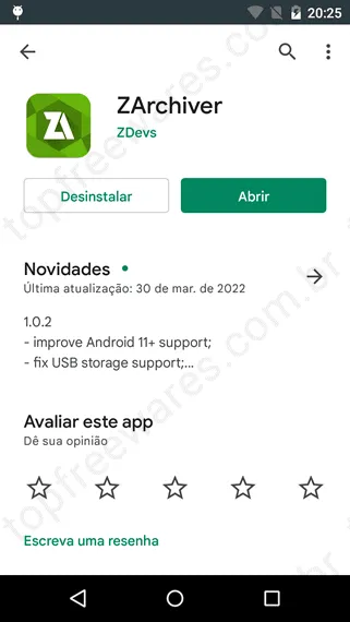 como compactar descompactar arquivo zip android img1