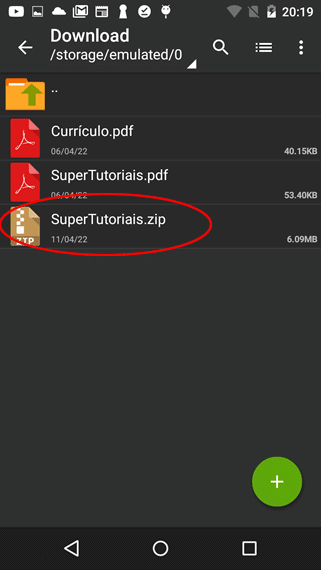 como compactar descompactar arquivo zip android img2