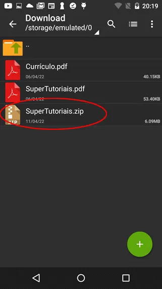 como compactar descompactar arquivo zip android img2