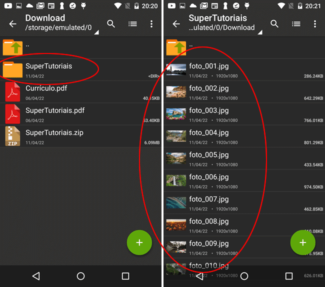 como compactar descompactar arquivo zip android img4