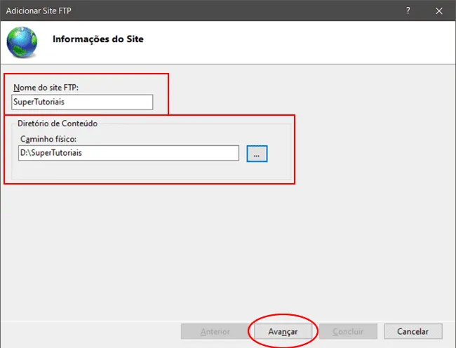 como configurar servidor ftp windows img6