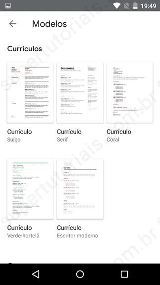 como criar curriculo pelo celular img3 como criar curriculo pelo celular img3