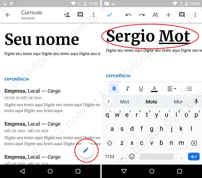 como criar curriculo pelo celular img4 como criar curriculo pelo celular img4