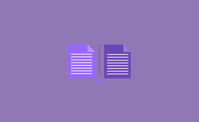 como dividir arquivo pdf