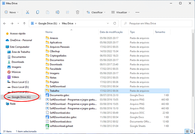 como integrar google drive windows explorer img5