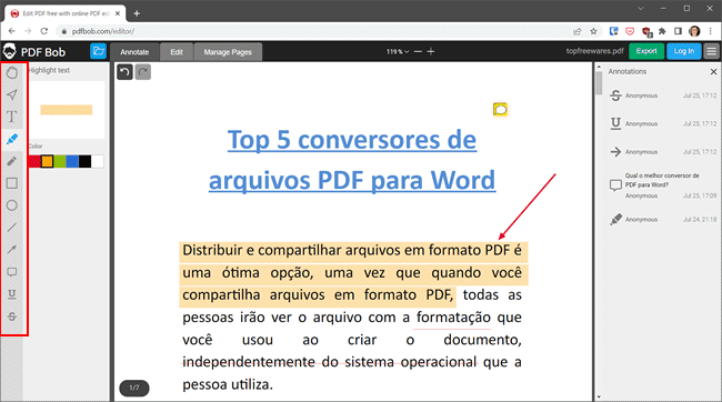 como anotar pdf online img3