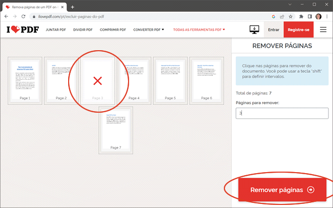 como excluir pagina pdf online img2