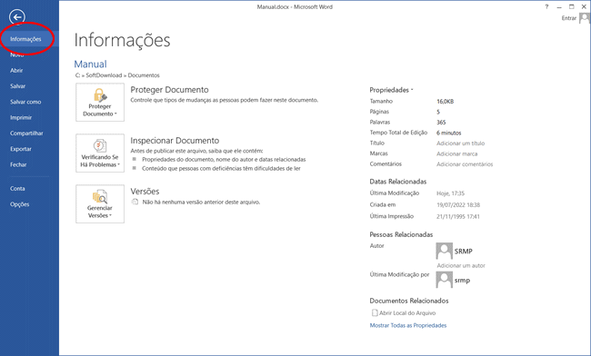 como proteger documento word senha img2