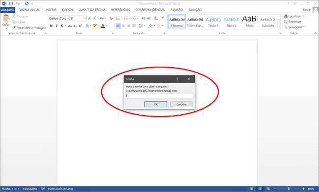 como proteger documento word senha img6