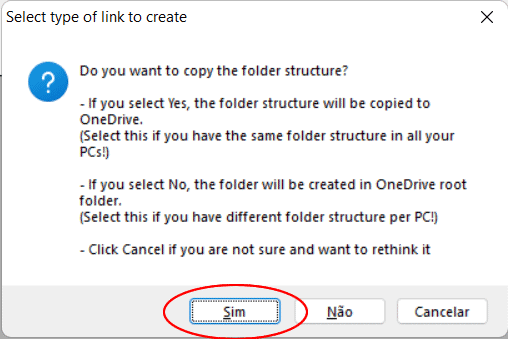 como sincronizar qualquer pasta onedrive img6