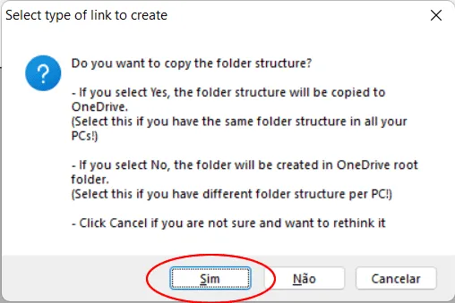 como sincronizar qualquer pasta onedrive img6