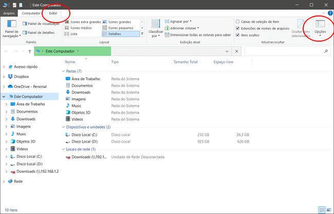 como abrir arquivos um clique windows10 img2