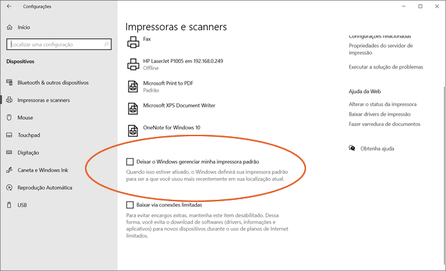 como definir impressora padrao windows10 11 img3