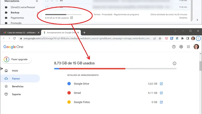 como deletar anexos gmail img1