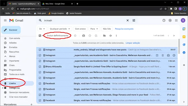 como excluir emails gmail img4