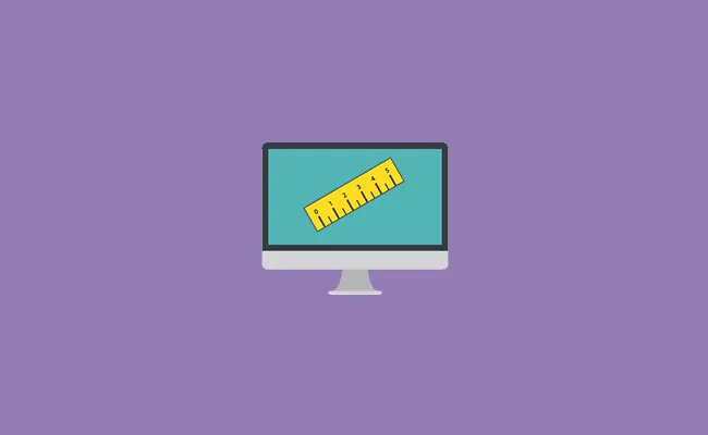 como adicionar regua tela computador