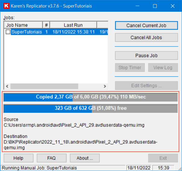 como fazer backup pasta usuario img7 como fazer backup pasta usuario img7