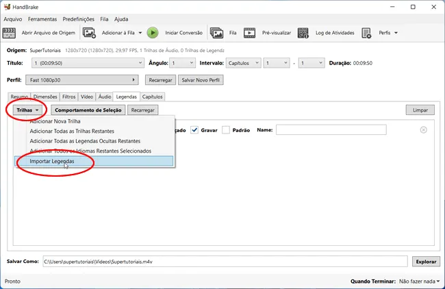 como gravar legenda videos handbrake img2
