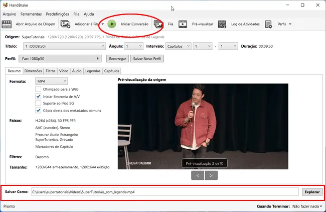 como gravar legenda videos handbrake img4
