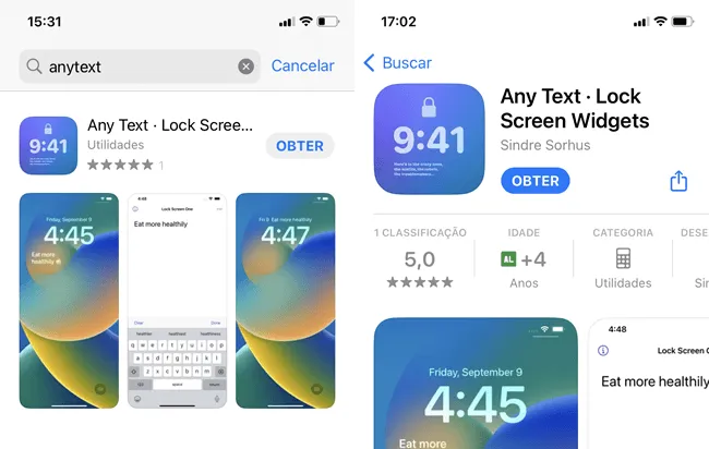 como adicionar texto tela bloqueio Iphone img1