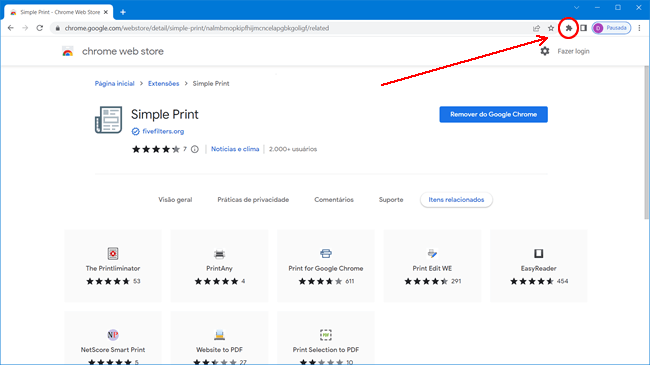 como fixar extensao chrome img3